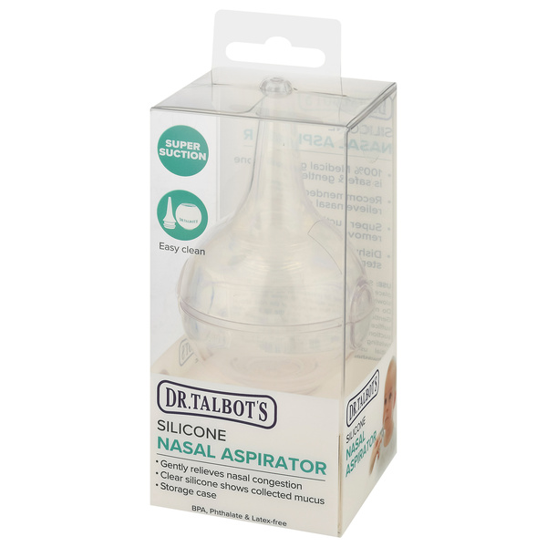 5.99 DR TALBOTS SILICONE NASAL ASPIRATOR 