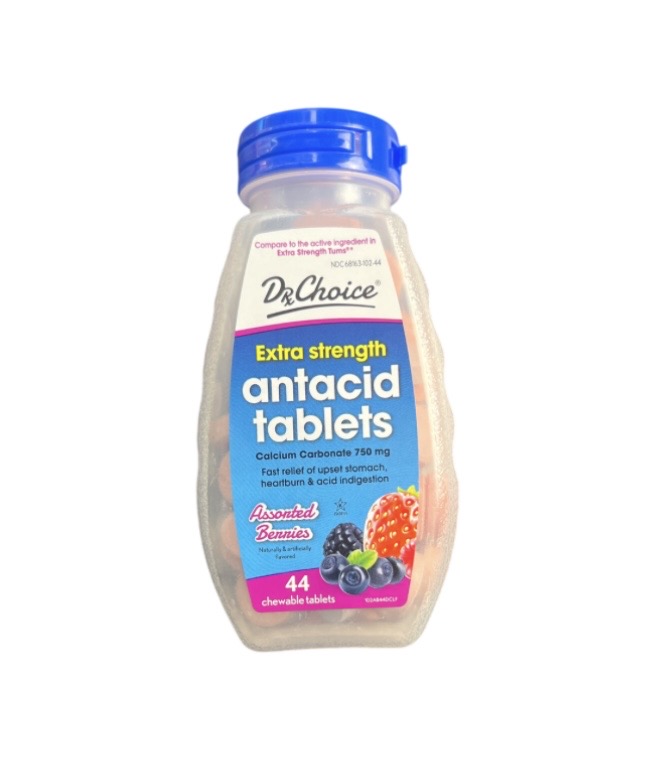 DR CHOICE ANTACID TABLETS 44 COUNT