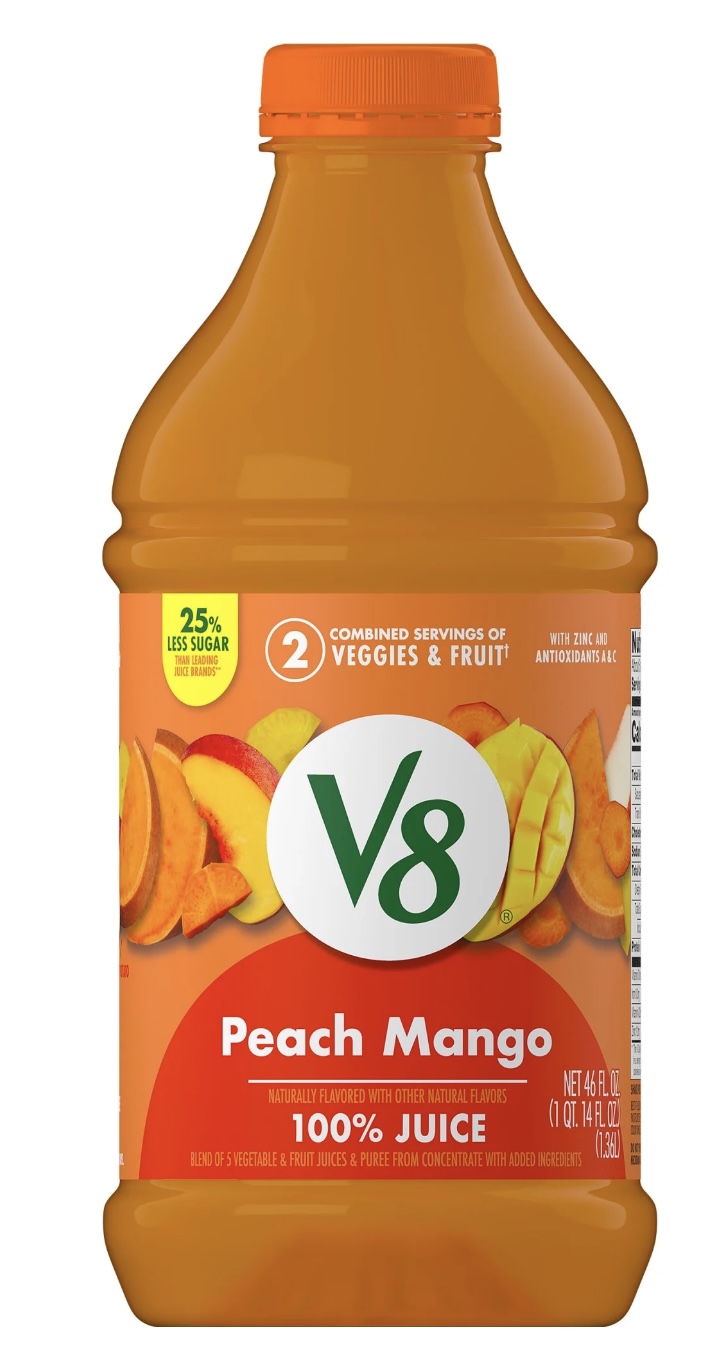 2.99 V8 ORANGE PINEAPPLE JUICE 46 FL OZ