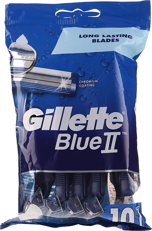 4.99 GILLETTE BLUE RAZOR 10 PACK 