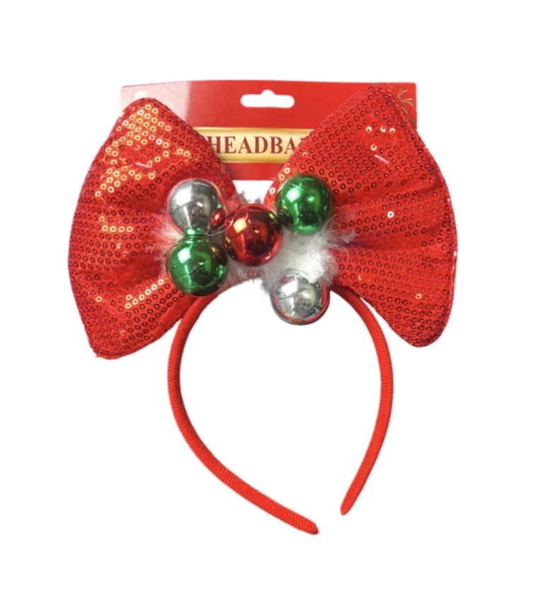 1.99 HEADBAND WITH BOW AND BALLS 