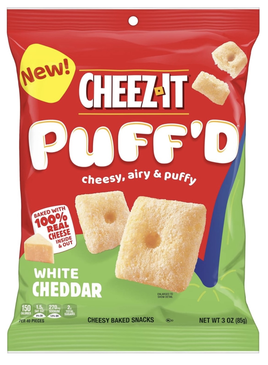 CHEEZ IT PUFF'D WHITE CHEDDAR 3 OZ