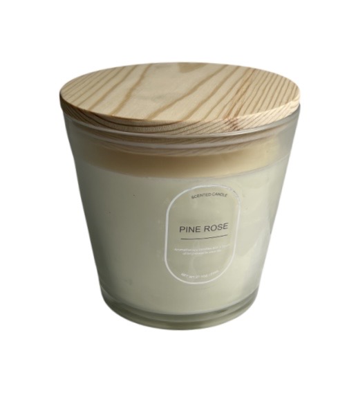 9.99 PINE ROSE CANDLE 21 OZ
