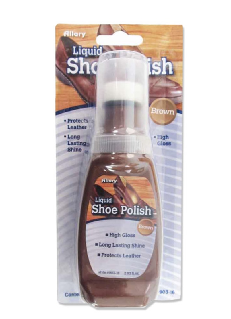 LIQUID BROWN SHOE POLISH