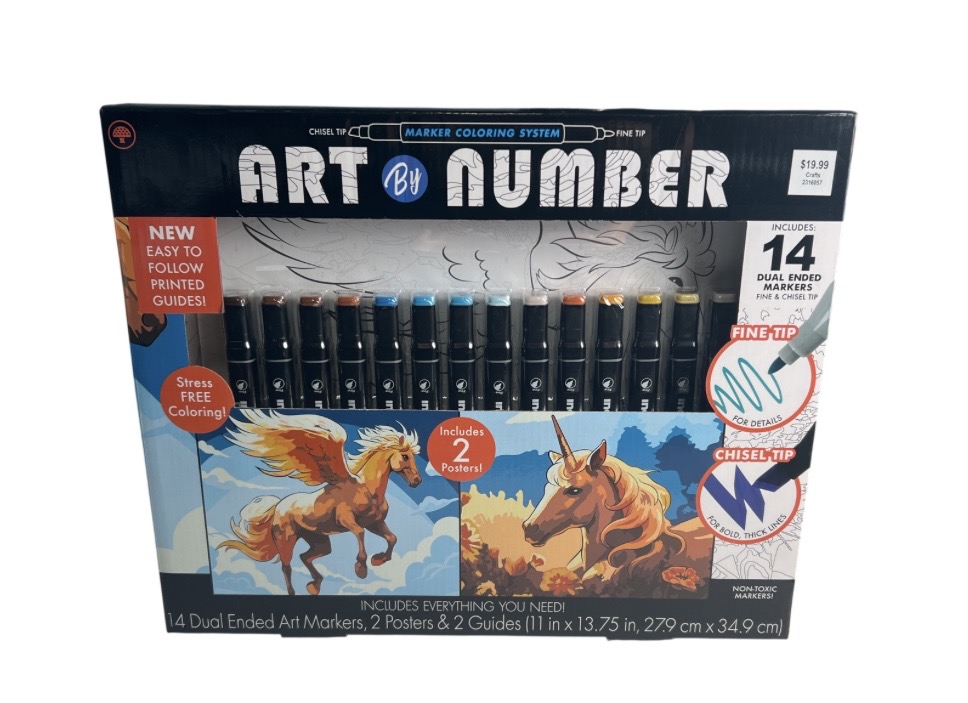 9.99 ART AND NUMBER CRAFT SET 