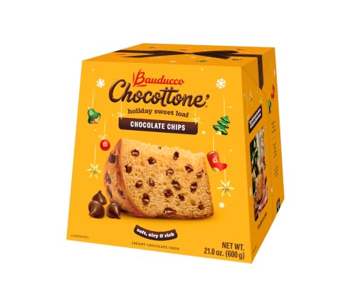 7.99 BAUDUCCO CHOCOTTONE CHOCOLATE CHIPS 21 OZ 
