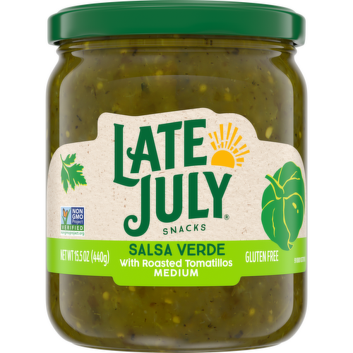 LATE JULY SNACK SALSA VERDE MEDIUM 15.5 OZ