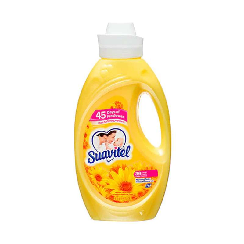 4.99 SUAVITEL FABRIC SOFTENER MORNING SUN SCENT 46 FL OZ