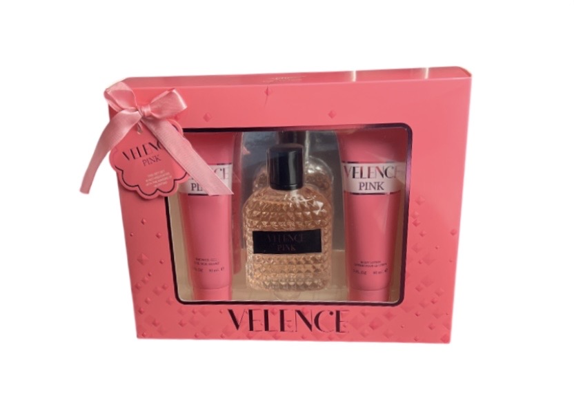 9.99 VELENCE PINK FRAGRANCE SET