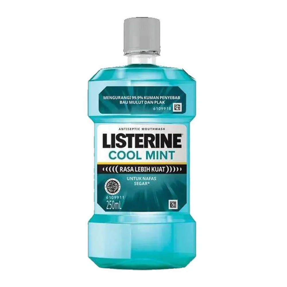 3.99 LISTERINE COOL MINT MOUTH WASH 250 ML