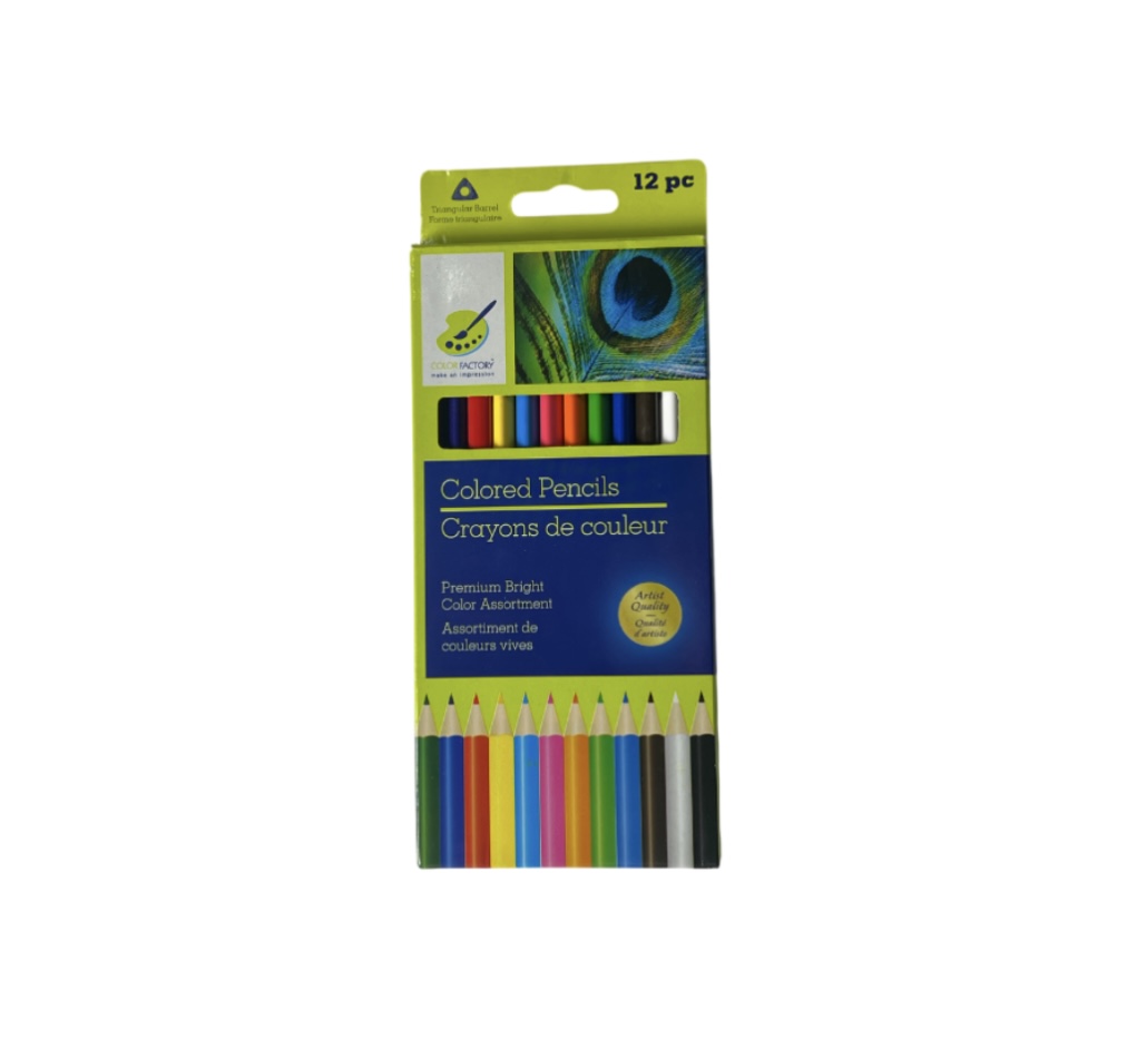 COLORED PENCILS 12PC XXX