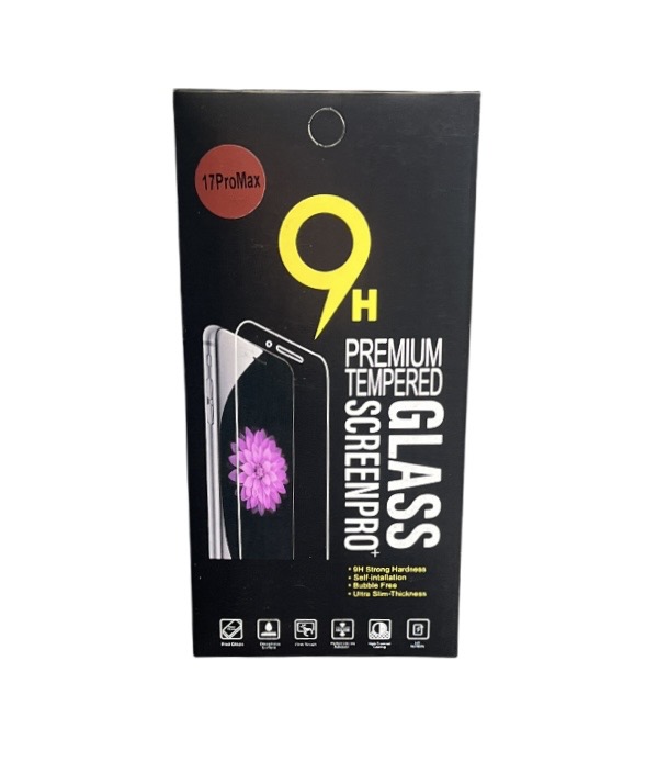 1.99 17 PRO MAX TEMPERED GLASS SCREEN PROTECTOR 