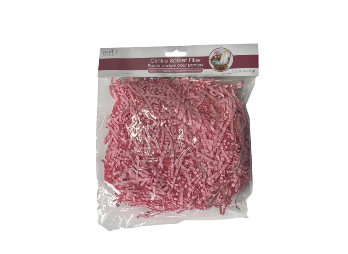 1.5 OZ CRINKLE PAPER LIGHT PINK