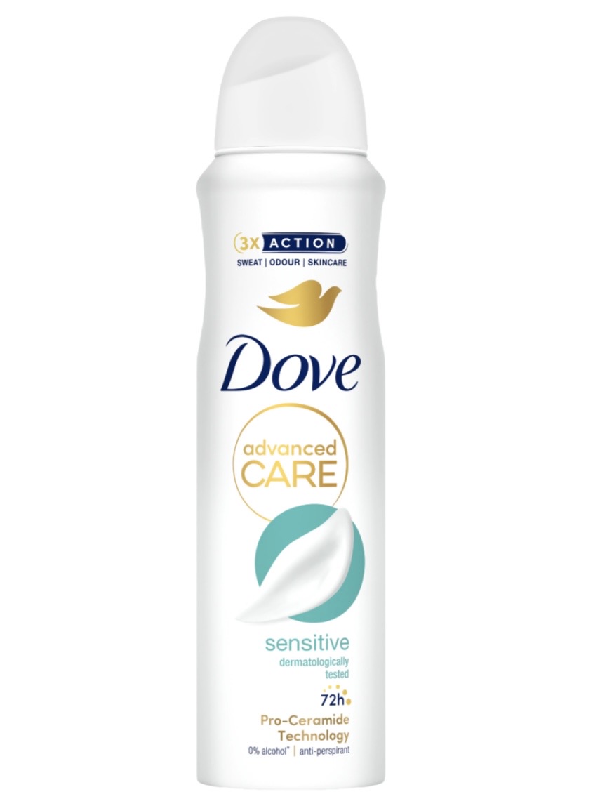 4.99 DOVE ADVANCED CARE SENSITIVE 150 ML
