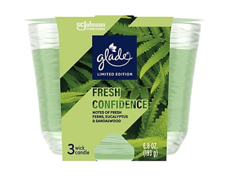 3.99 GLADE FRESH CONFIDENCE CANDLE 