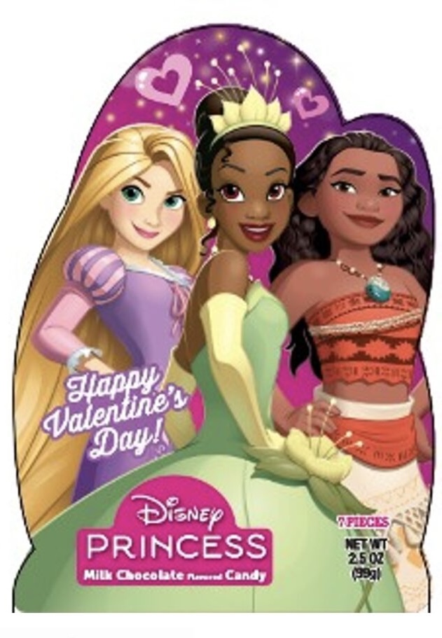 2.99 DISNEY PRINCESS VALENTINES DAY CHOCOLATE CANDY 