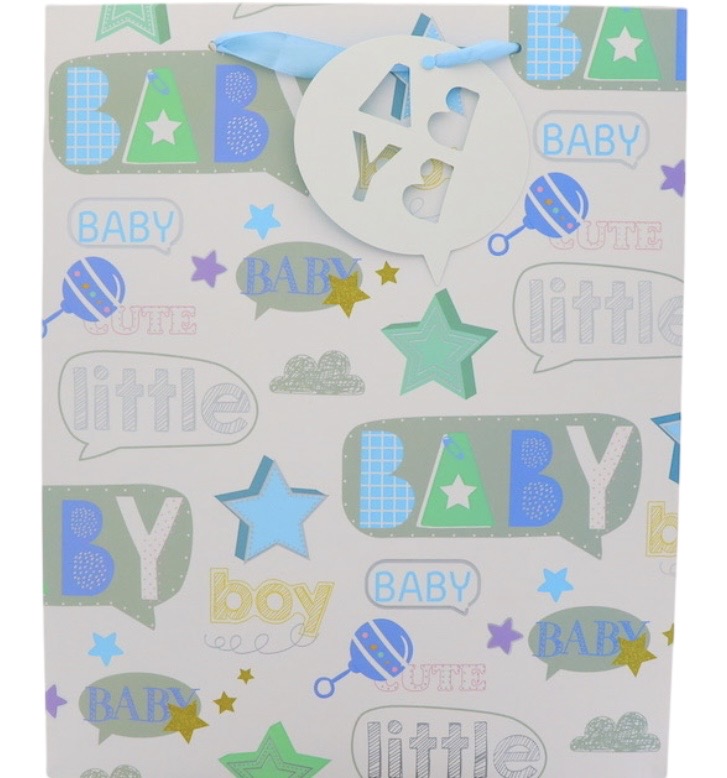 BABY BOY LARGE GIFT BAG  