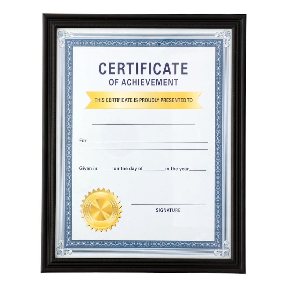 CERTIFICATE OF ACHIEVEMENT 