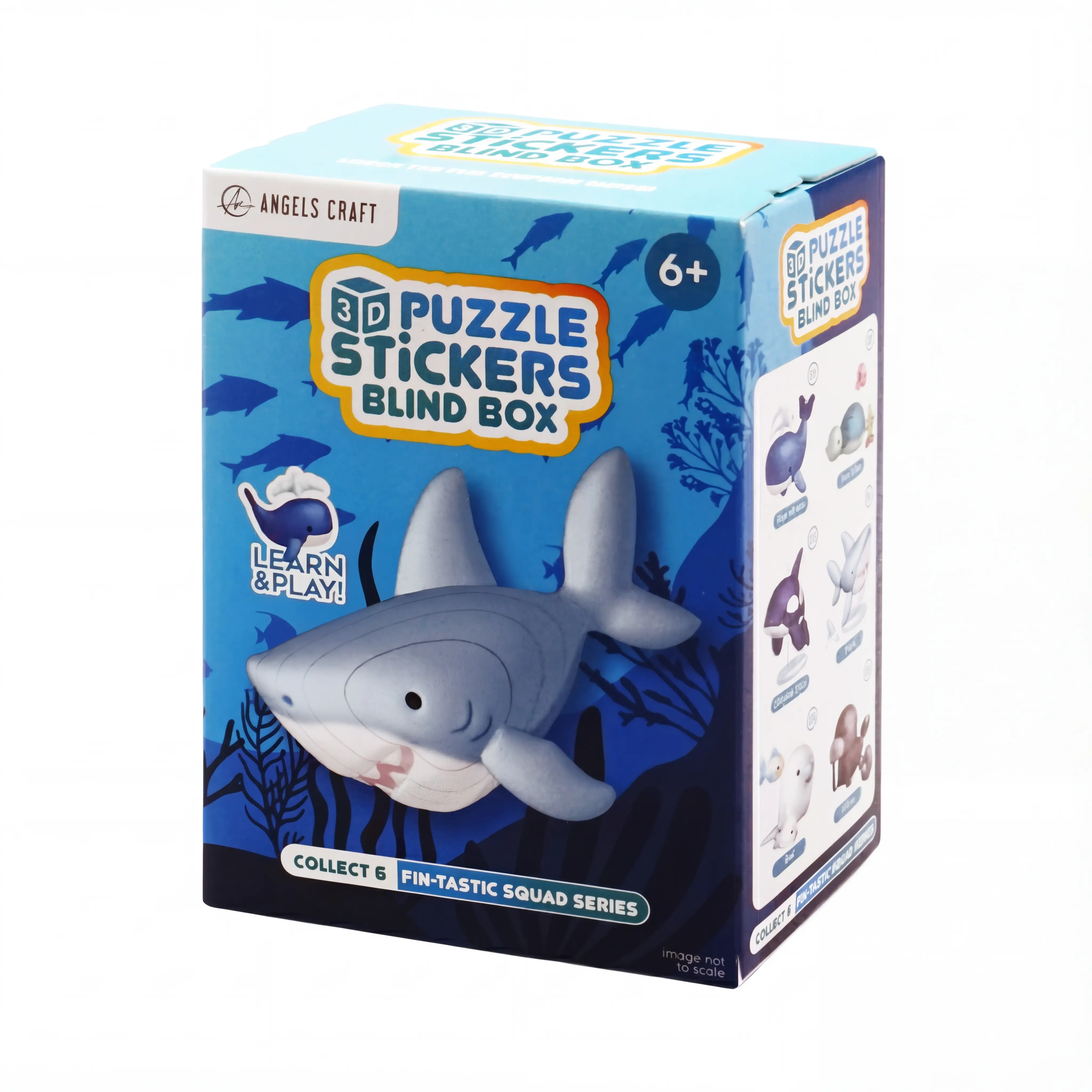3.99 OCEAN PUZZLE STICKERS BLIND BOX