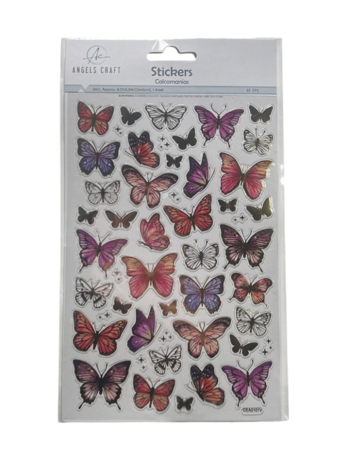1.99 BUTTERFLY STICKERS 