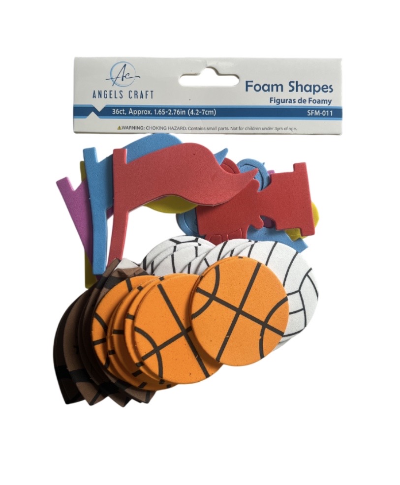 1.99 SPORT TROPHY FOAM SHAPES 
