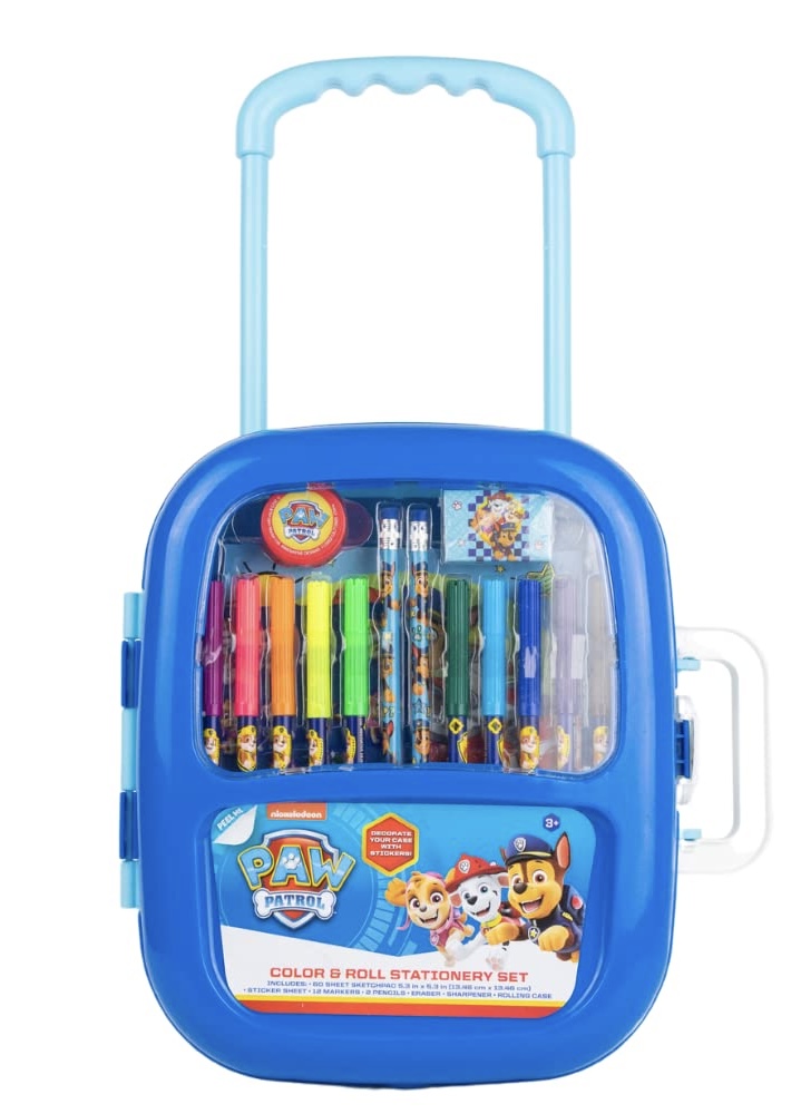 9.99 PAW PATROL COLOR AND ROLL STATIONERY SET 