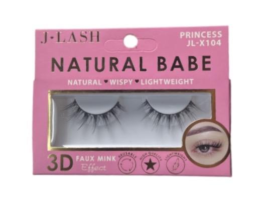 1.99 PRINCESS NATURAL BABE 3D FAUX MINK LASHES 