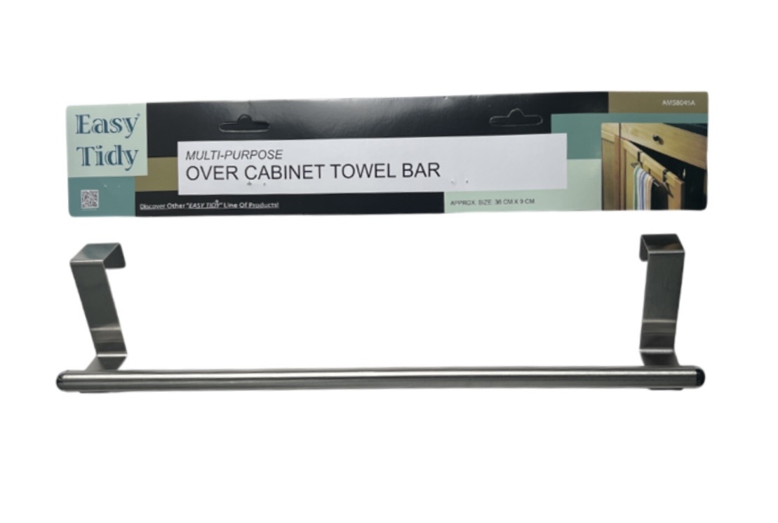 2.99 OVER CABINET TOWEL BAR 