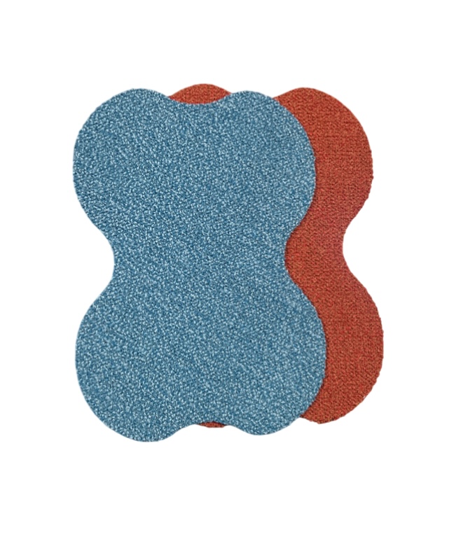 2.99 DOG BONES CARPET FOR BOWL