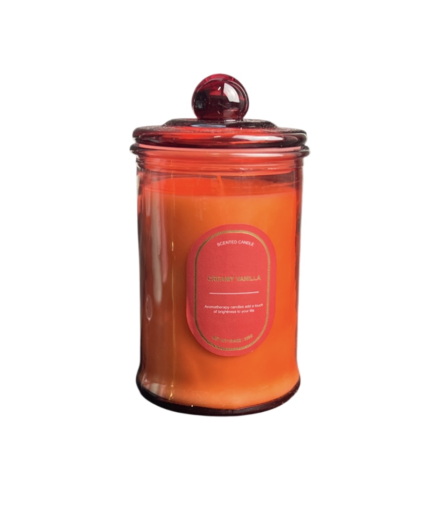 9.99 SCENTED CANDLE CREAMY VANILLA 