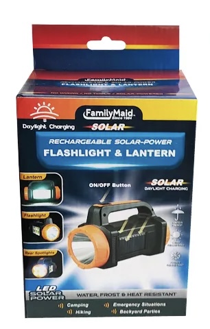 9.99 FLASHLIGHT AND LANTERN SOLAR 