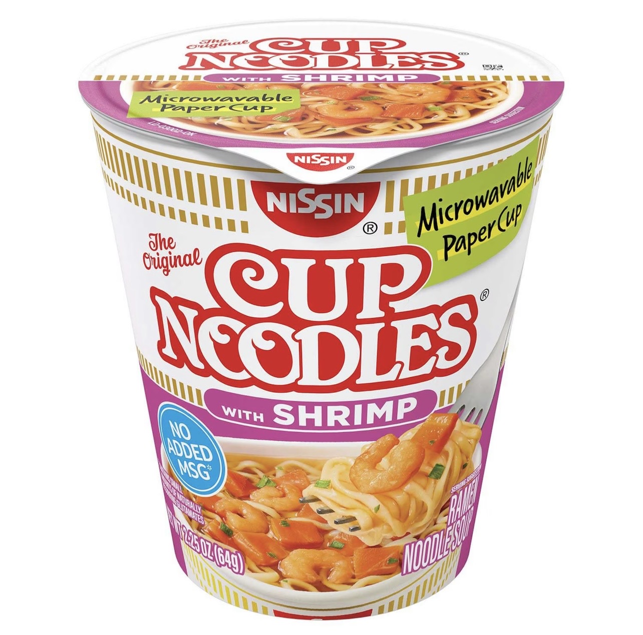 0.99 CUP NOODLES SHRIMP 2.5 OZ 