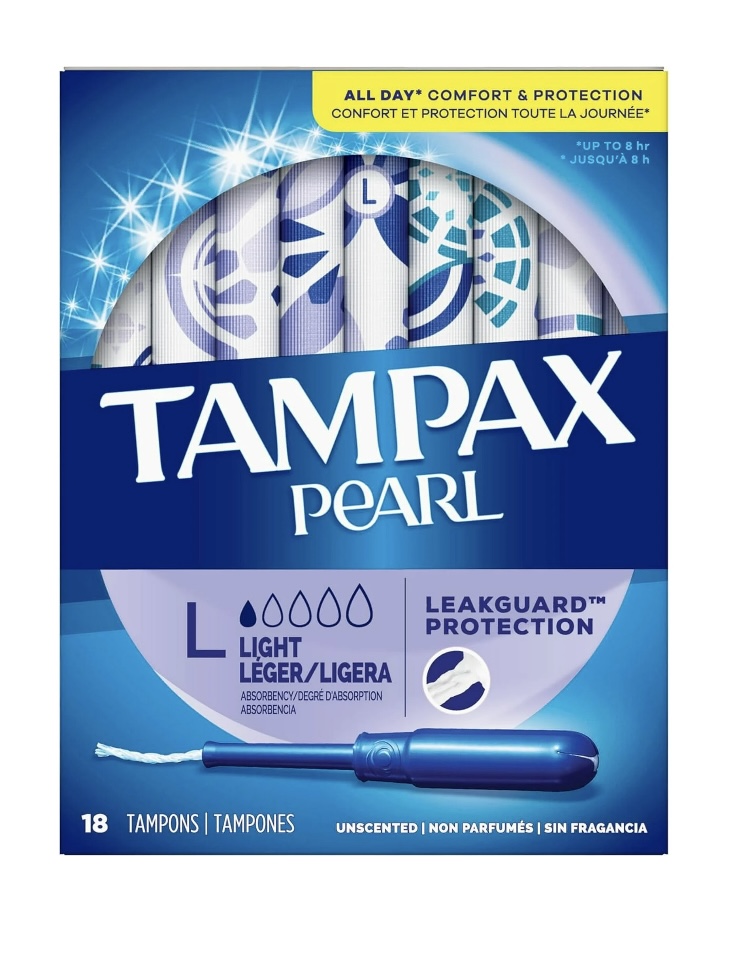 5.99 TAMPAX PEARL LARGE 18 COUNT 