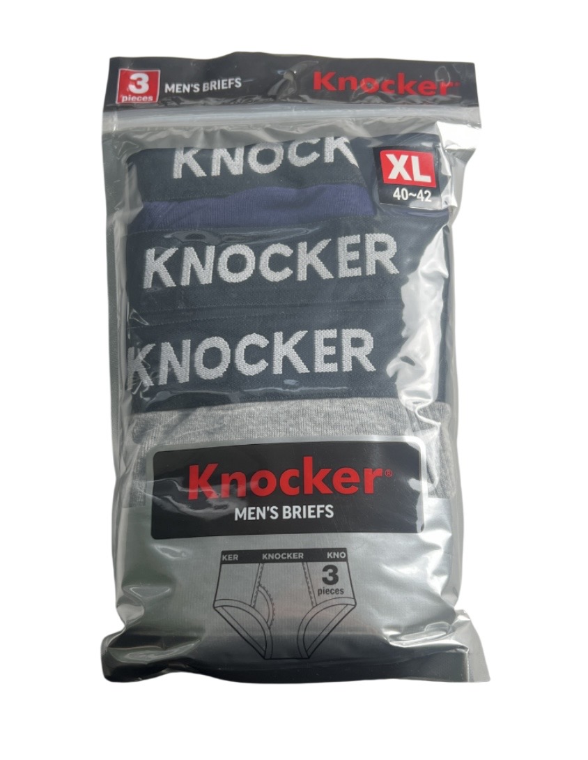8.99 XL KNOCKER MENS BRIEFS 