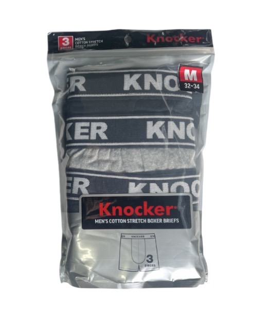 9.99 MEDIUM KNOCKER MENS BOXER BRIEFS