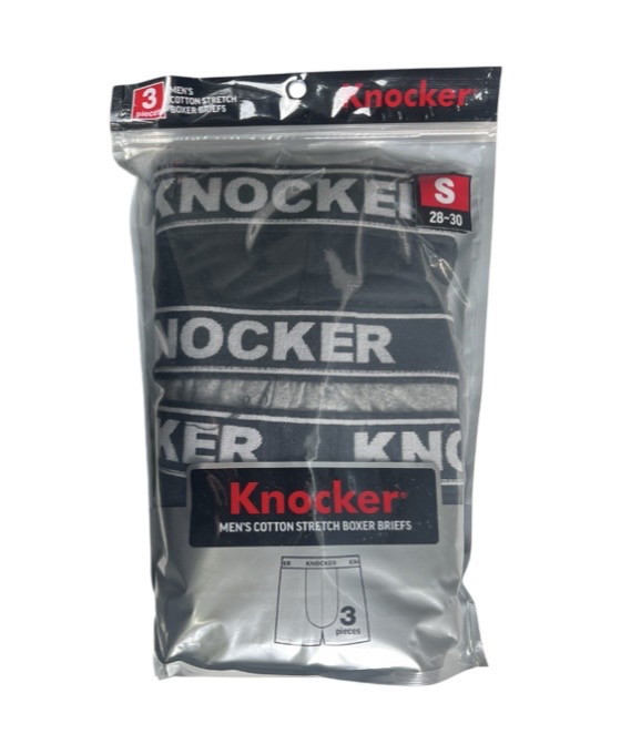 9.99 SMALL KNOCKER MENS BOXER BRIEFS 