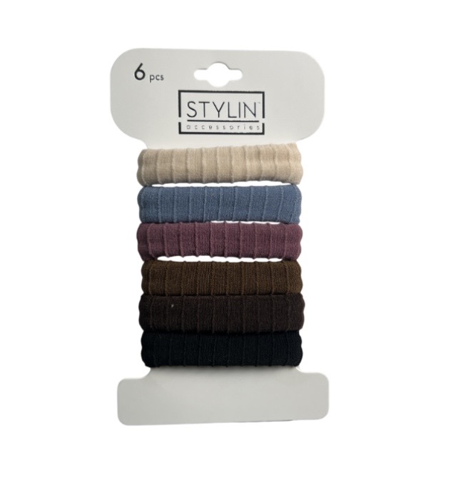 STYLIN HAIR PONYHOLDER 6 PACK