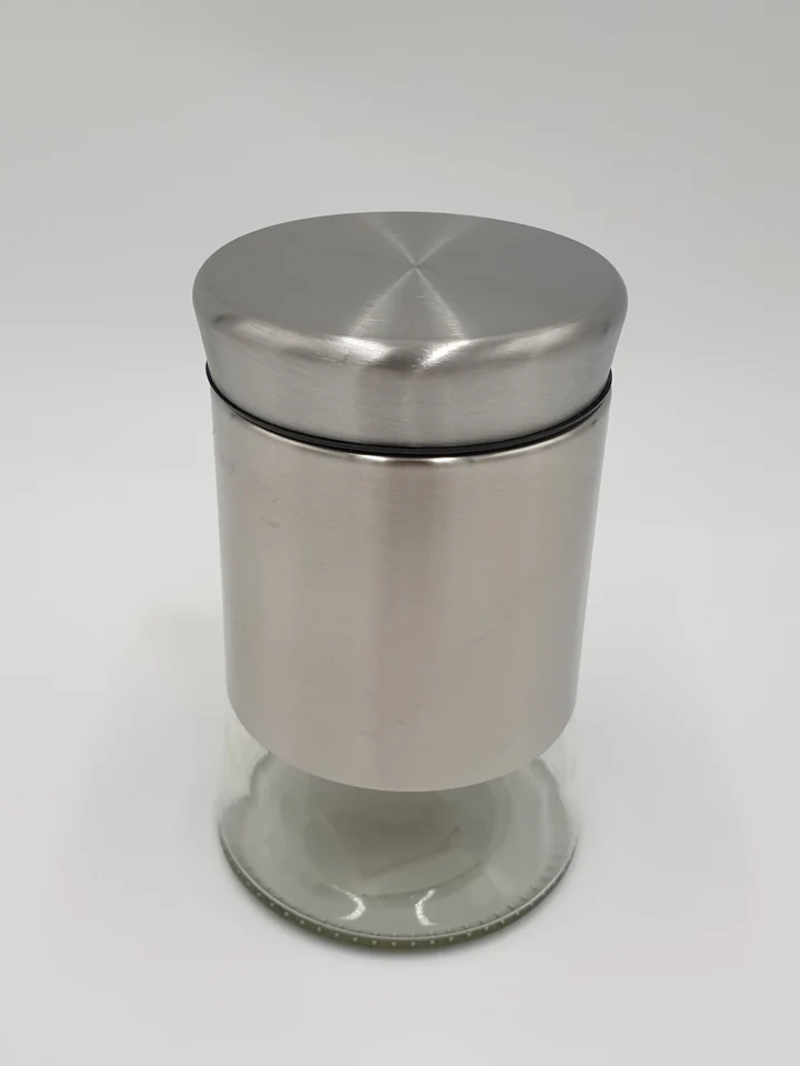 4.99 CANISTER - SILVER- MEDIUM