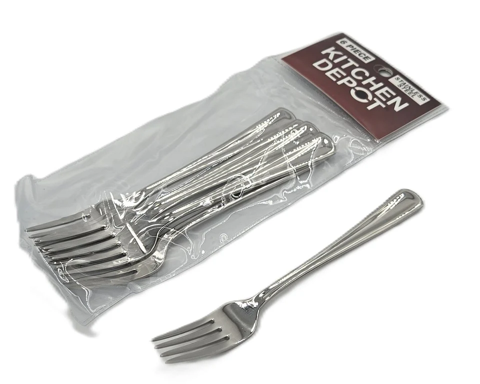 7.99 6 PC DESSERT KNIFE-SILVER