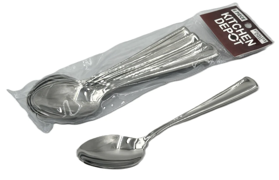 9.99 6 PC DINNER SPOON-SILVER