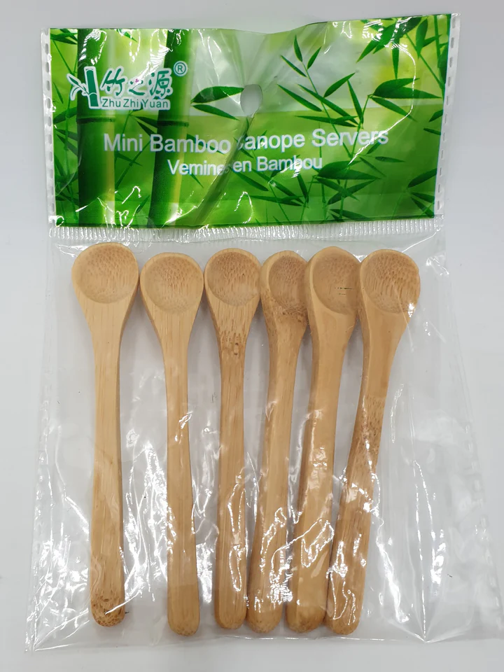 1.99 6PC MINI WOODEN SPOONS 