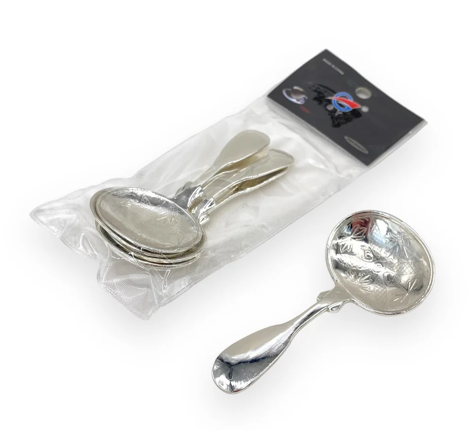 6.99 6 PC NUT SPOON-SILVER