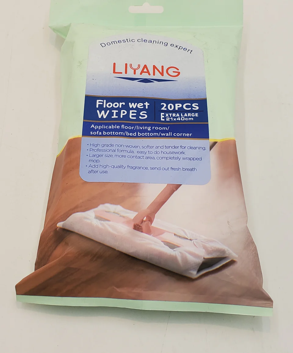 1.99 FLOOR WET WIPES- 20 CT