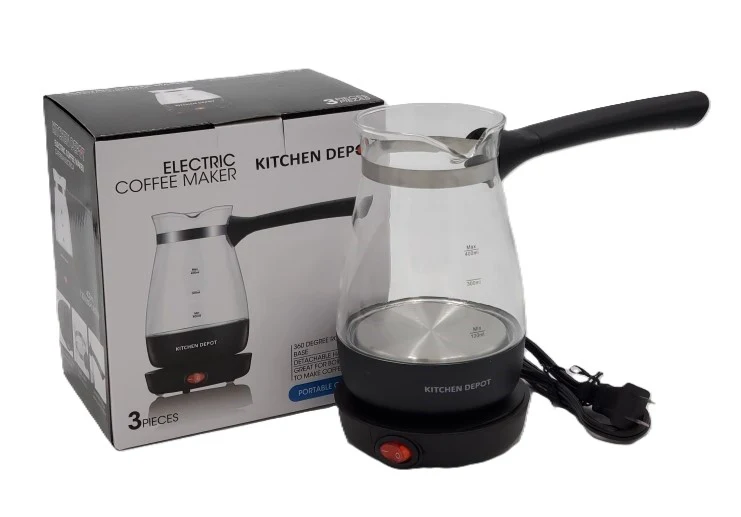 24.99 400ML GLASS COFFEE MAKER