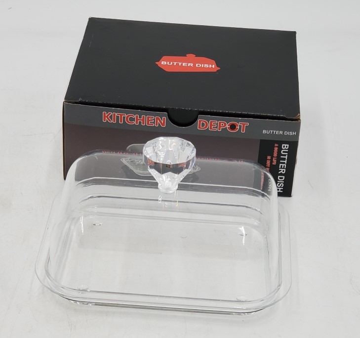 6.99 ACRYLIC BUTTER DISH 