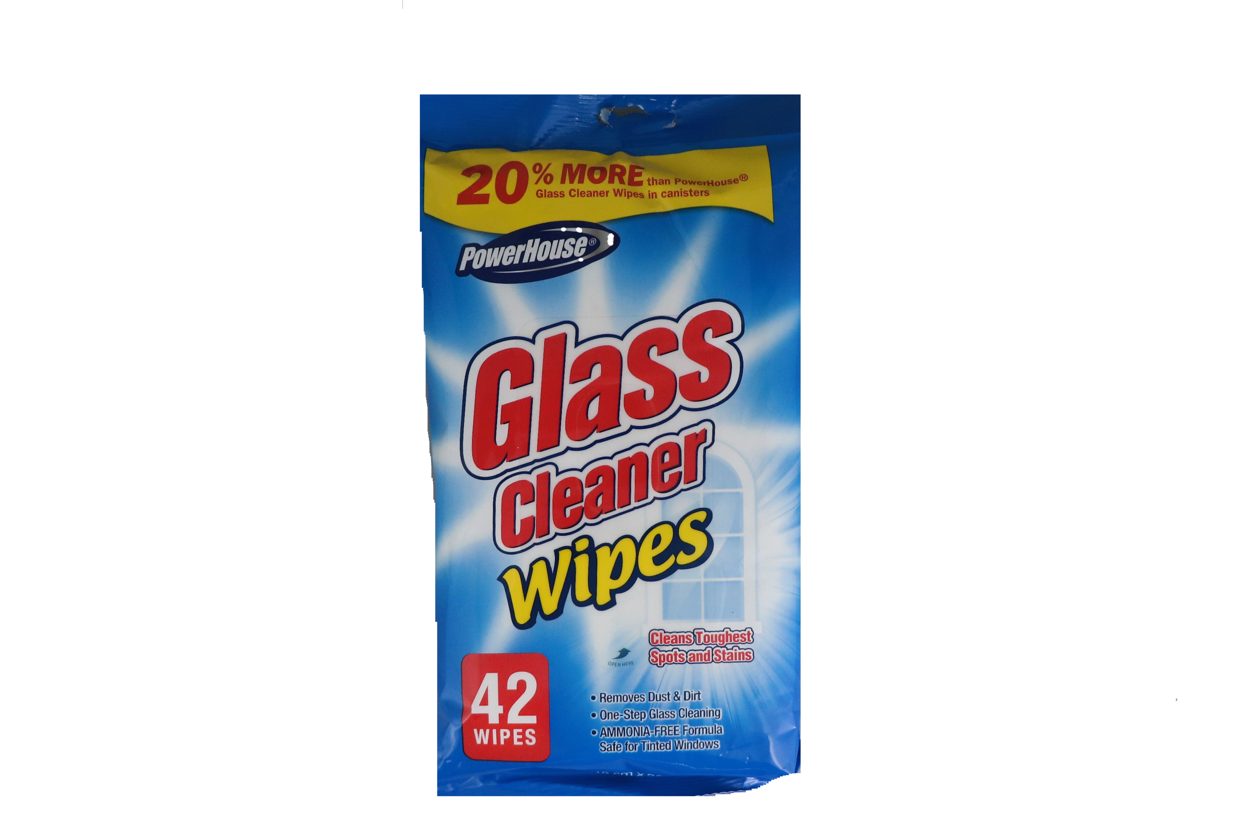 GLASS CLEANER WIPES