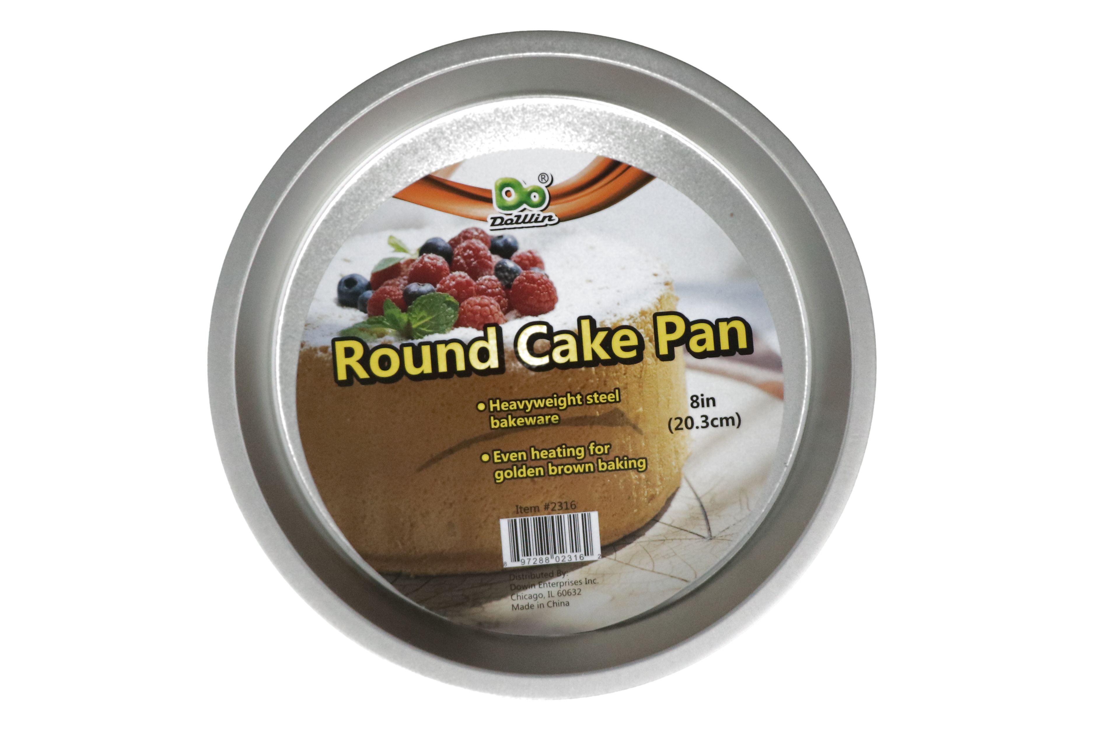 ROUND CAKE PAN 8 INCH  