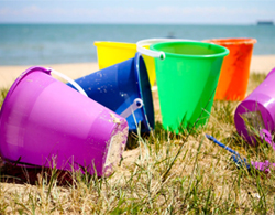 Colorful Metal Pail Buckets