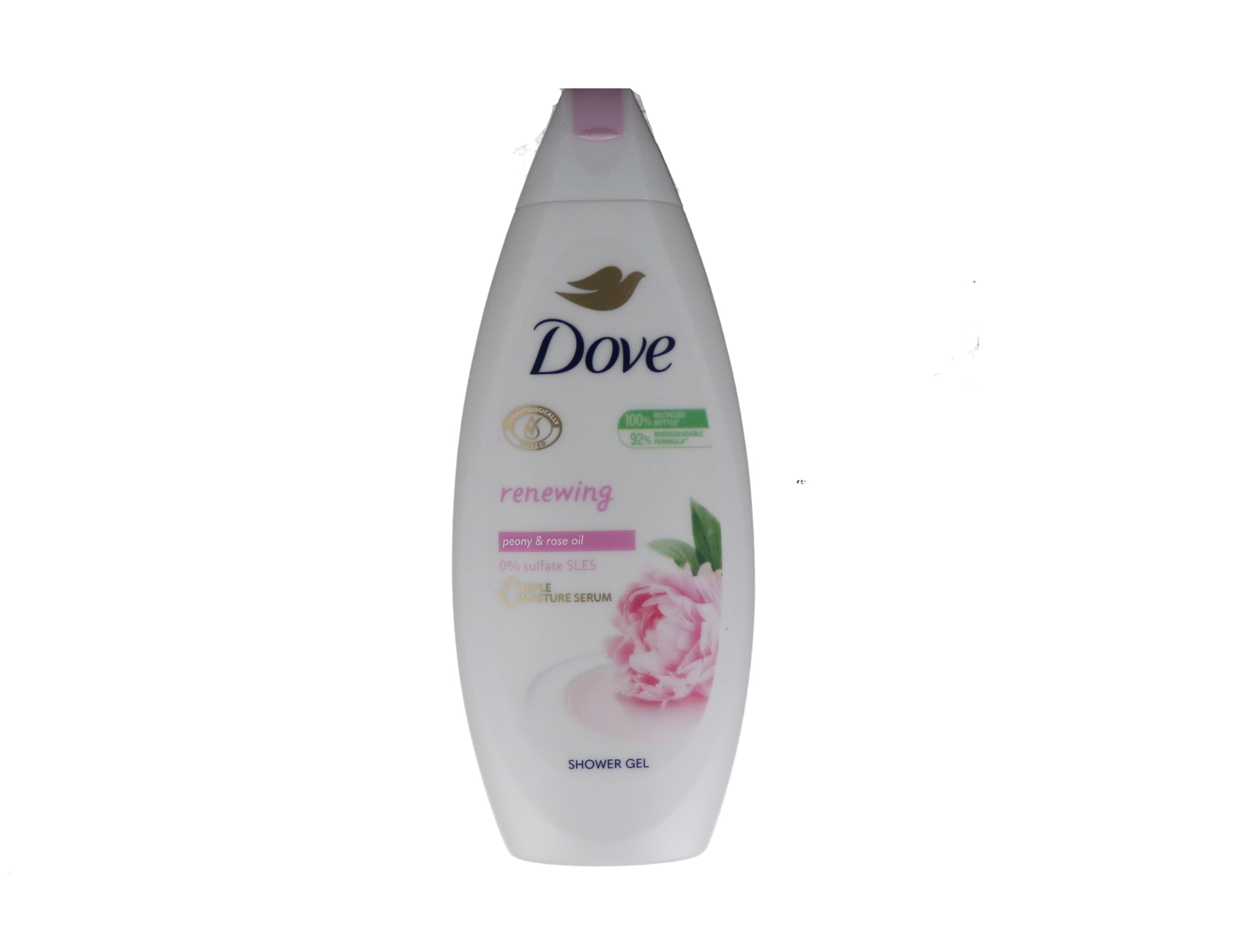 3.99 DOVE RENEWING PEONY AND ROSE OIL SHOWER GEL 250 ML 