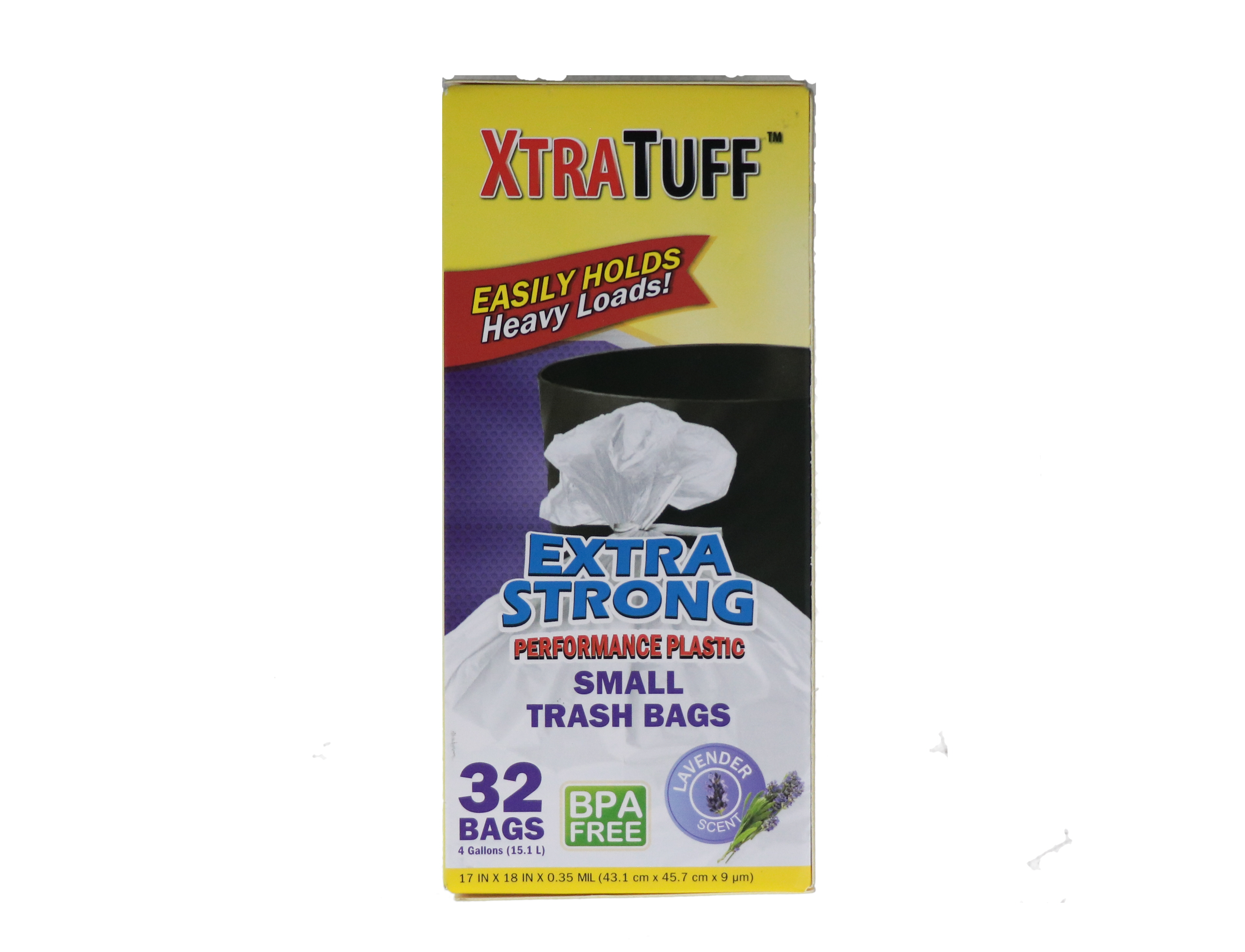 EXTRA STRONG PERFORMANCE PLASTIC SMALL 4 GALLON 32 COUNT